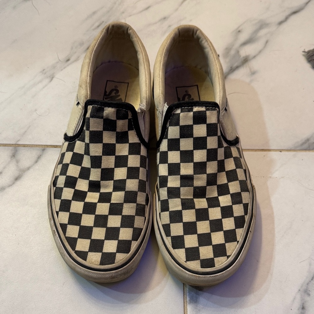 Vans Men's Checkered Slip-On Sneakers